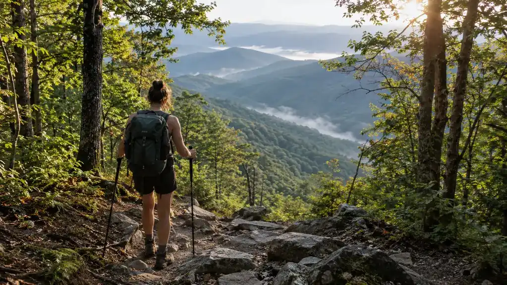 How to Adjust Trekking Poles for Steep Downhills